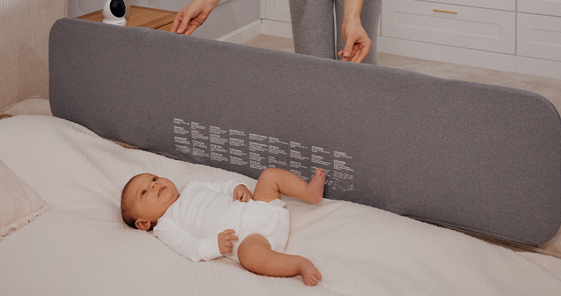 lionelo Lora XL Grey Stone – Przenośna barierka ochronna